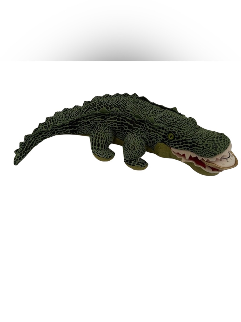Applause WILDLIFE ARTISTS CROCODILE PLUSH 12” IN LENGTH Pocket Watch Mouth Goo